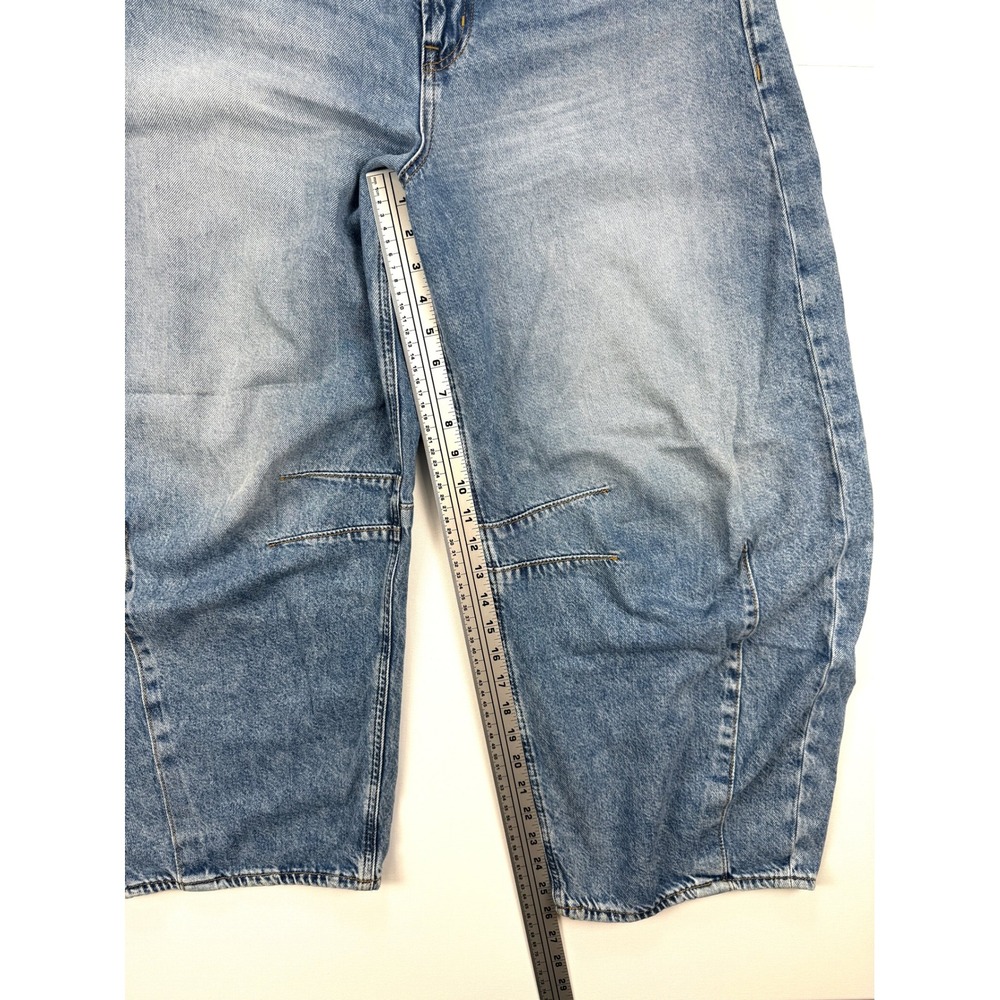 GAP BARREL Jeans DISTRESSED Blue Denim JEANS Women's Size 30/10R (33x26) #1760 - Picture 4 of 11